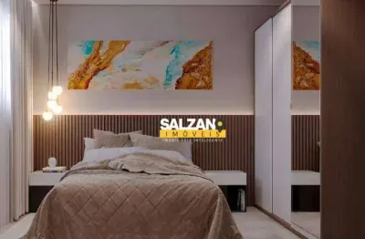 Apartamento com 2 dormitórios à venda, 45 m² por r$ 213.000,00 - jardim gurilândia - taubaté/sp