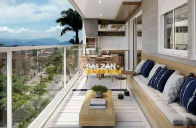 Apartamento com 3 dormitórios à venda, 91 m² por r$ 815.578 - itaguá - ubatuba/sp