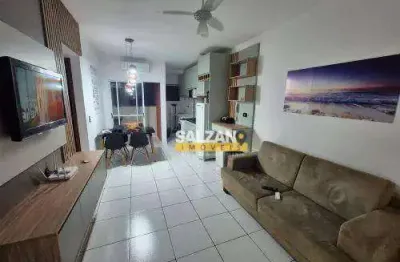 Apartamento com 2 dormitórios à venda, 60 m² por r$ 450.000 - ipiranguinha - ubatuba/sp