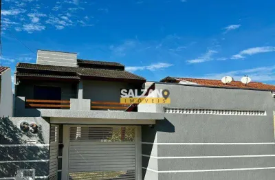 Sobrado com 3 dormitórios à venda, 230 m² por r$ 590.000 - residencial estoril - taubaté/sp