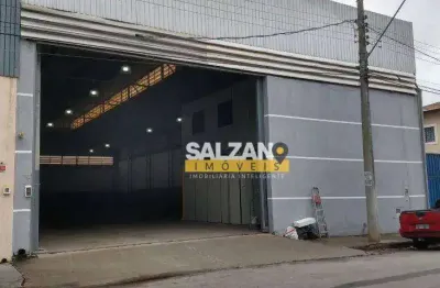 Galpão para alugar, 625 m² por r$ 12.920,00/mês - residencial estoril - taubaté/sp