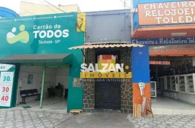 Ponto para alugar, 30 m² por r$ 1.400,00/mês - centro - taubaté/sp