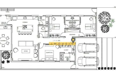 Casa com 3 dormitórios à venda, 175 m² por r$ 1.550.000 - condomínio ouro ville - taubaté/sp