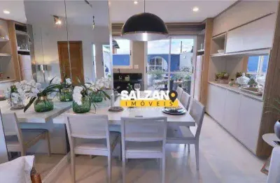 Sobrado com 3 dormitórios à venda, 90 m² por r$ 425.300,00 - condomínio jardins do parque amendoeiras - taubaté/sp
