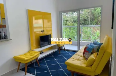 Apartamento com 2 dormitórios à venda, 64 m² por r$ 850.000,00 - praia das toninhas - ubatuba/sp