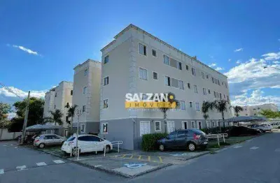 Apartamento com 2 dormitórios à venda, 45 m² por r$ 190.800,00 - condomínio parque tamoios - taubaté/sp