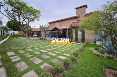 Sobrado com 4 dormitórios, 443 m² - venda por r$ 2.500.000,00 ou aluguel por r$ 9.800,00/mês - chácaras cataguá - taubaté/sp