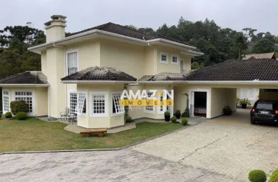 Casa com 5 dormitórios à venda, 750 m² por r$ 6.500.000,00 - fonte simão - campos do jordão/sp
