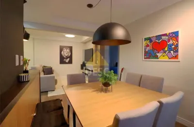 Apartamento mobiliado quadra mar dois dormitórios para locação anual