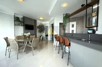 Apartamento mobiliado quadra mar à venda no ed. evidence tower em balneário camboriú