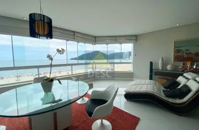 Apartamento mobiliado frente mar à venda no ed. seas tower em balneário camboriú
