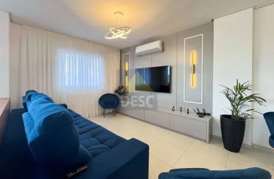 Apartamento quadra mar mobiliado com 3 suítes à venda no ed. uranus em balneário camboriú
