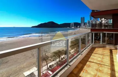 Apartamento frente mar à venda no edifício praia do leme em balneário camboriú