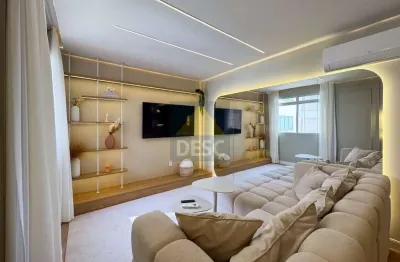 Apartamento vista mar com duas suítes à venda no ed guanabara em balneário camboriú