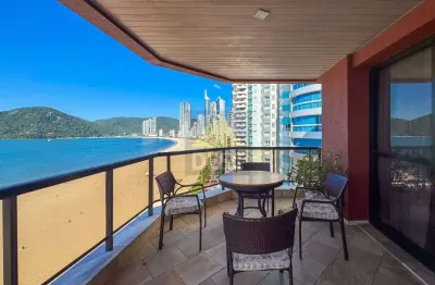 Apartamento mobiliado frente mar com 4 suítes à venda no ed. oceanic em balneário camboriú