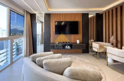 Apartamento mobiliado com 3 suítes a venda no ed. città di vinci rezidenze em balneário camboriú