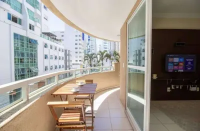 Apartamento mobiliado com 3 dormitórios no ed. quatro ilhas em balneário camboriú