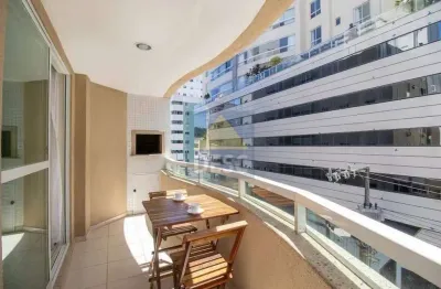 Apartamento mobiliado com 3 dormitórios no ed. quatro ilhas em balneário camboriú