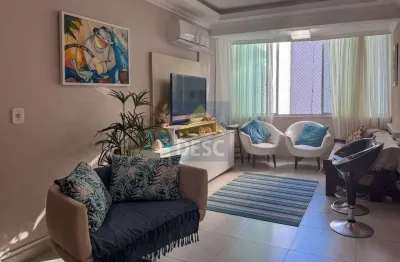 Apartamento quadra mar mobiliado com dois dormitórios à venda no ed. edith em balneário camboriú