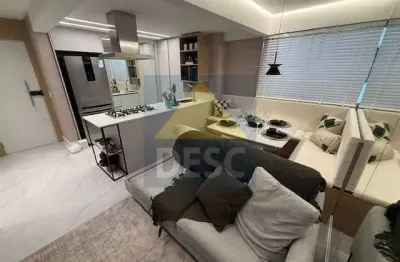 Apartamento mobiliado com dois dormitórios à venda no ed. imperatriz em balneário camboriú