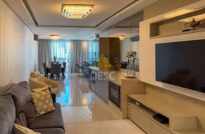 Apartamento mobiliado com 3 dormitórios à venda no ed. mirante do atlântico em balneário camboriú