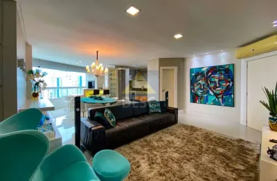 Apartamento quadra mar mobiliado à venda no ed. monte bianco em balneário camboriú