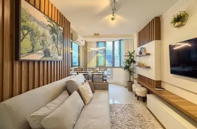 Apartamento mobiliado com 1 dormitório na barra sul em balneário camboriú