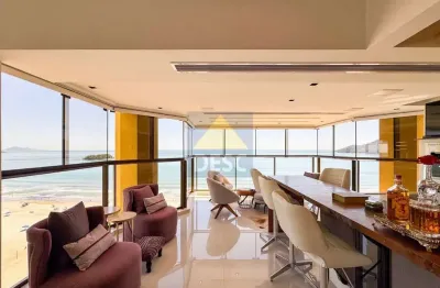 Apartamento frente mar mobiliado à venda no centro de balneário camboriú