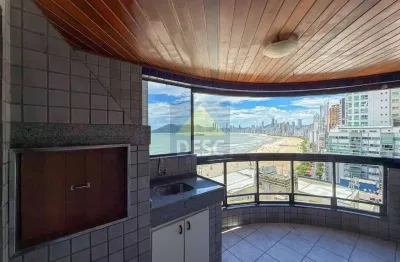 Apartamento com 3 dormitórios frente mar à venda o ed. real park em balneário camboriú