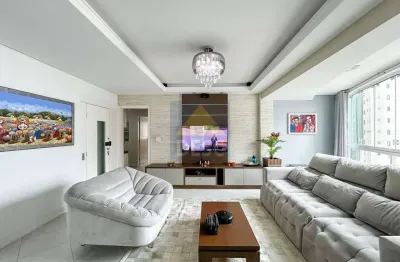 Apartamento quadra mar mobiliado com 3 suítes à venda no centro/sul de balneário camboriú