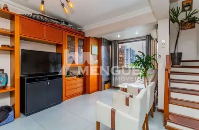Cobertura com 2 quartos à venda na rua brito peixoto, 237, passo da areia, porto alegre por r$ 499.000