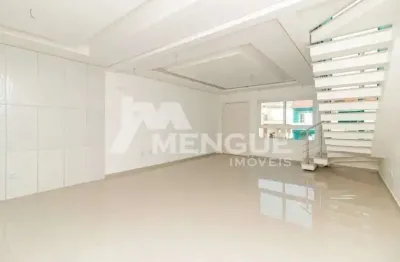Casa em condomínio fechado com 3 quartos à venda na rua ana abruzzi, 134, mário quintana, porto alegre por r$ 599.000
