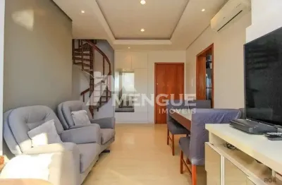 Cobertura com 2 quartos à venda na travessa américo silveira, 161, cristo redentor, porto alegre por r$ 670.000