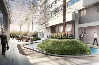 Sala comercial com 1 sala à venda na avenida doutor nilo peçanha, 3255, chácara das pedras, porto alegre por r$ 810.000