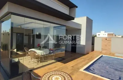 Casa em condomínio fechado com 3 quartos à venda no residencial alto do castelo, ribeirão preto , 240 m2 por r$ 1.970.000