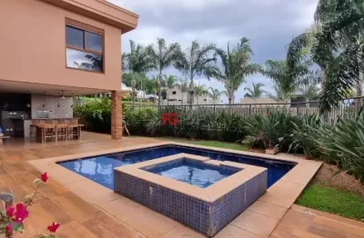 Casa em condomínio fechado com 4 quartos à venda no residencial e empresarial alphaville, ribeirão preto , 411 m2 por r$ 3.500.000