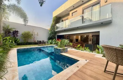 Casa em condomínio fechado com 4 quartos à venda na vila do golf, ribeirão preto , 298 m2 por r$ 2.498.000