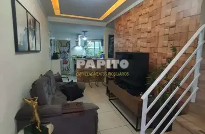 Casa de condomínio com 2 quartos, balneário maracanã, praia grande - r$ 350 mil, cod: 60013668