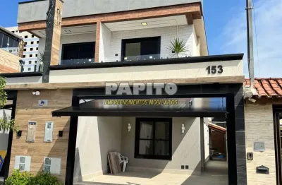 Sobrado com 3 quartos, balneário maracanã, praia grande - r$ 1.05 mi, cod: 60013706