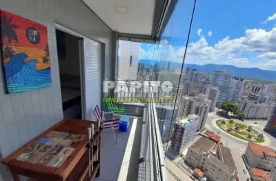 Flat com 1 dorm, boqueirão, praia grande - r$ 350 mil, cod: 60012165