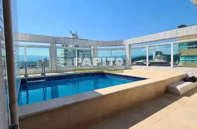 Cobertura com 3 dorms, guilhermina, praia grande - r$ 2.1 mi, cod: 60011606
