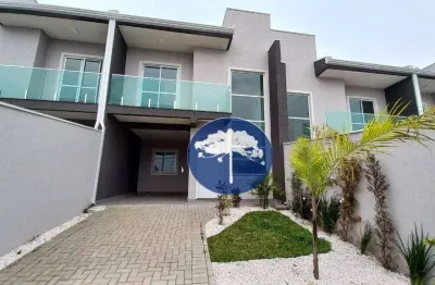 Sobrado alto padrão com suíte e closet - jd iguaçu em araucária