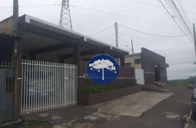 Linda casa 3 dormitórios, 75 m², mais uma sala comercial com 45m² à venda,  por r$ 550.000,00 - costeira - araucária/pr