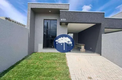 Casa com 3 dormitórios à venda, 84 m² por r$ 560.000,00 - iguaçu - araucária/pr