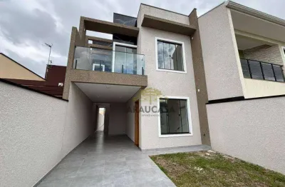 Sobrado  3 dormitórios  sento 1 suíte, 137 m²  r$ 797.500 - passaúna - araucária/pr