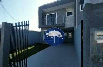 Sobrado com 3 dormitórios à venda, 107 m² por r$ 670.000,00 - estação - araucária/pr
