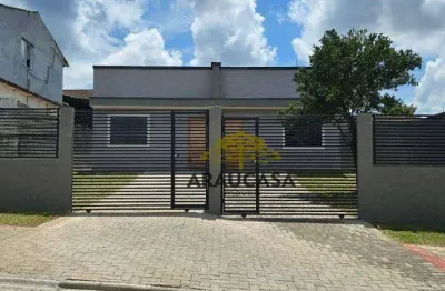 Casa com 2 dormitórios à venda, 51 m² por r$ 395.000,00 - capela velha - araucária/pr