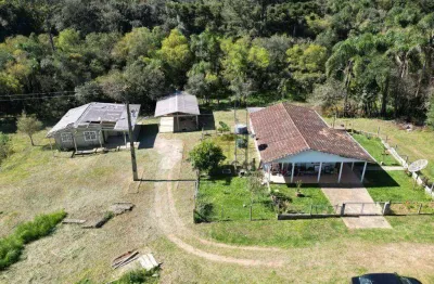 Chácara de  12.100 m² com residência - piscina por r$ 830.000 - roça velha - araucária/pr