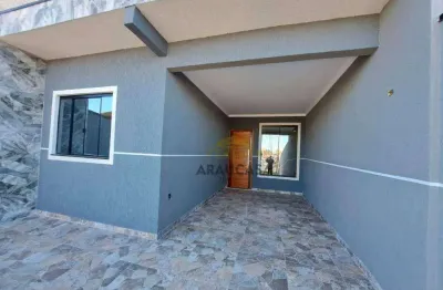 Casa  3 quartos sendo 1 suíte -  97 m² - r$ 650.000 - tindiquera - araucária/pr
