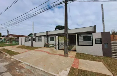 Casa  2 dormitórios  r$ 399.000 - tindiquera - araucária/pr